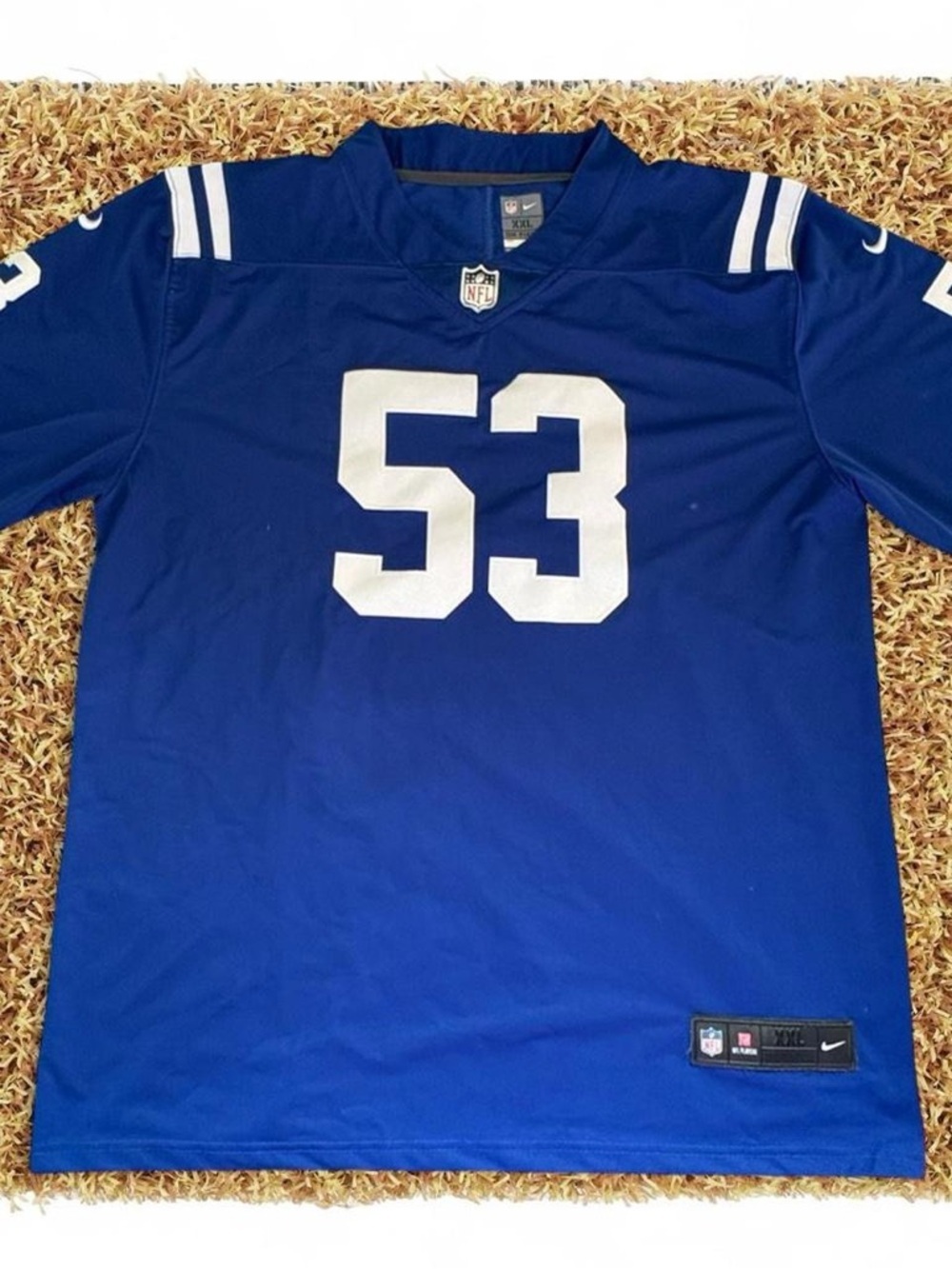 Men’s Shaquille Leonard Nike NFL Indianapolis Colts blue jersey Size XXL #NFL